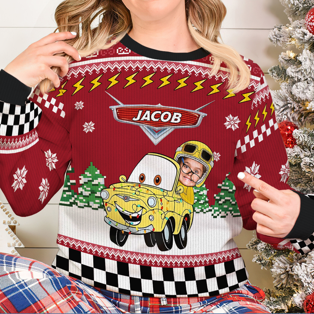 Custom Photo Gifts For Family Ugly Sweater 01kapu251124 LMQN-Homacus