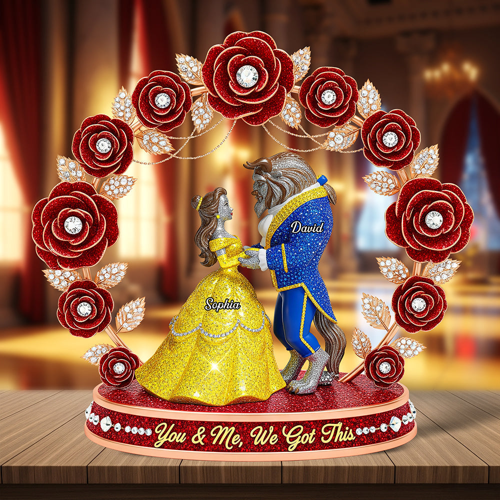 Cartoon Couple Plaque - Personalized Gifts For Couple 01ohqn120625-Homacus