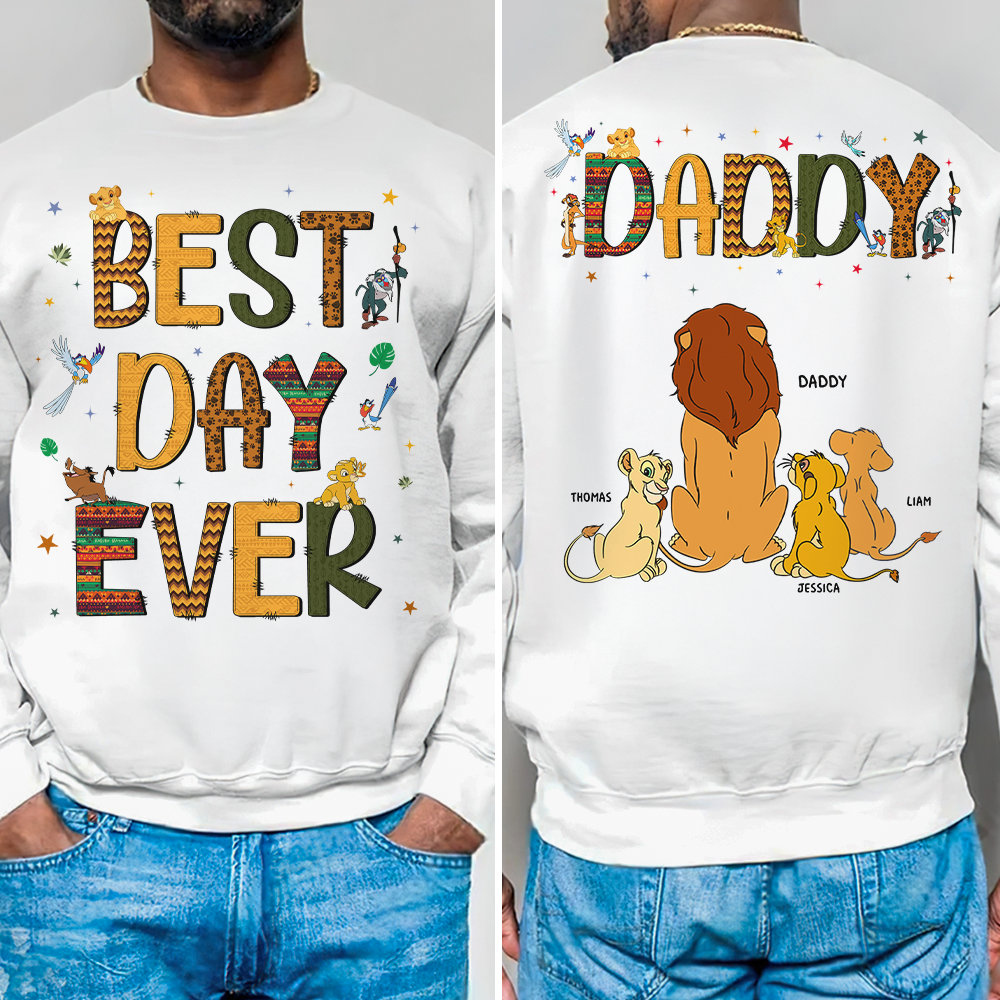 Lion Dad Shirt - Personalized Gifts For Dad 05hupu030425-Homacus