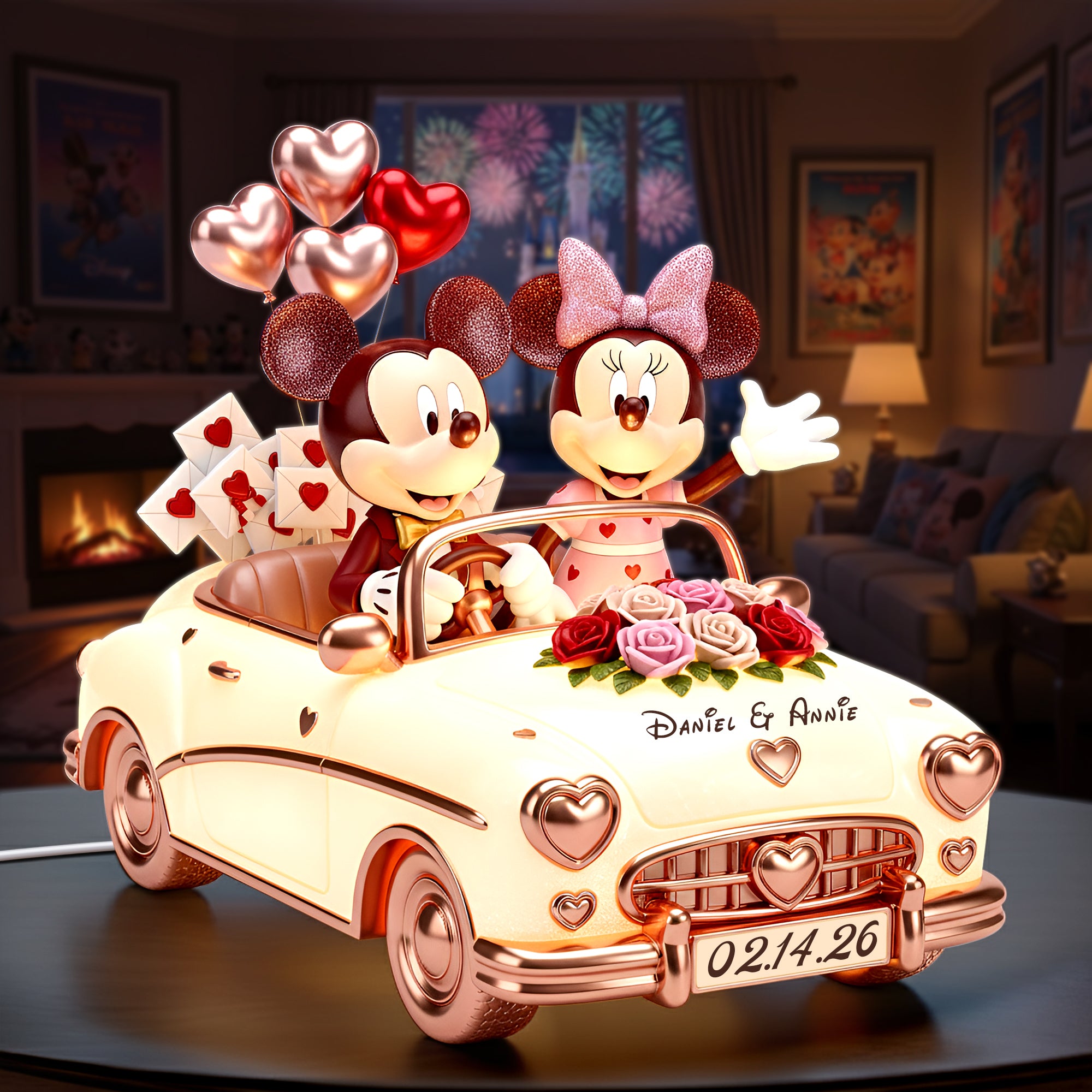 Couple Anniversary Acrylic Light Box - Personalized Gifts For Couple 01pglu021225-Homacus