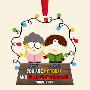 Personalized Gifts For Couple Christmas Ornament 03TODT211124HG-Homacus