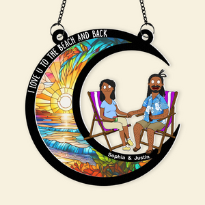 Personalized Gifts For Couple Window Hanging Suncatcher Ornament 03topu110225hg-Homacus