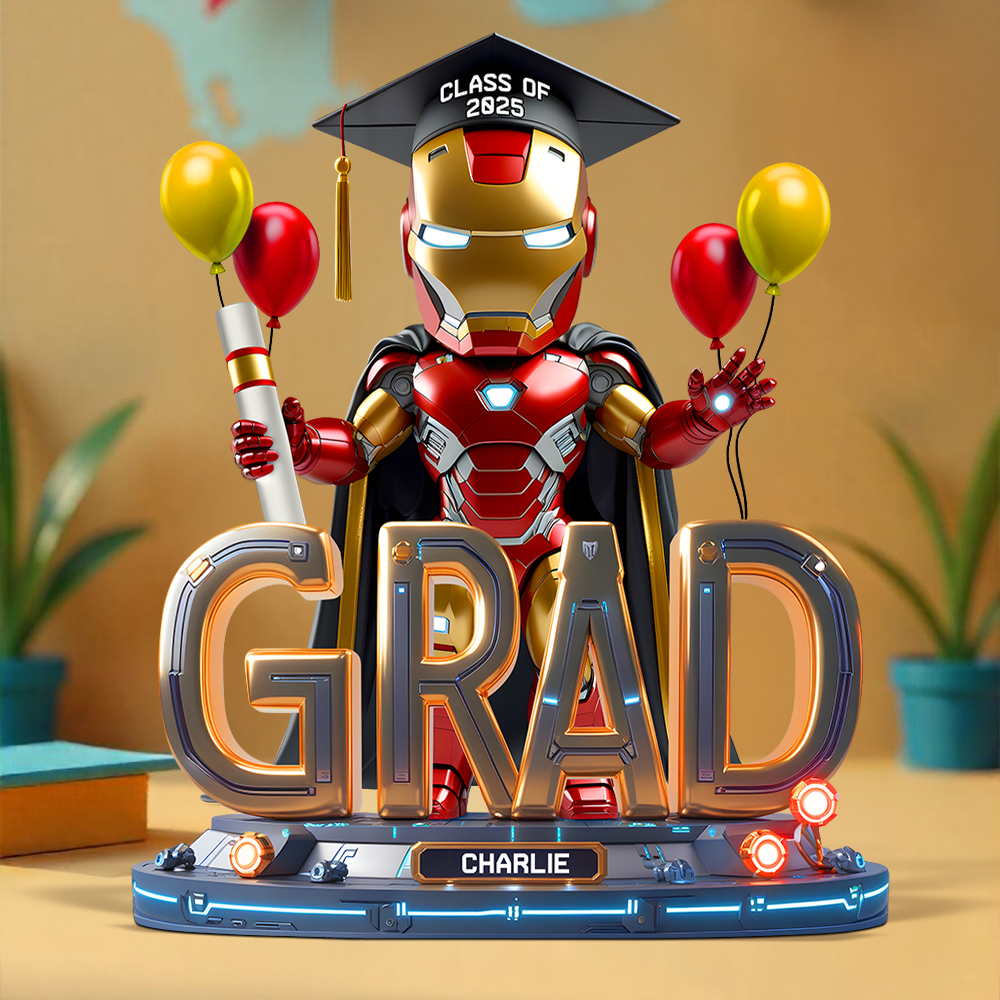 Iron Graduation Plaque - Personalized Gifts For Graduates 01napu150525-Homacus