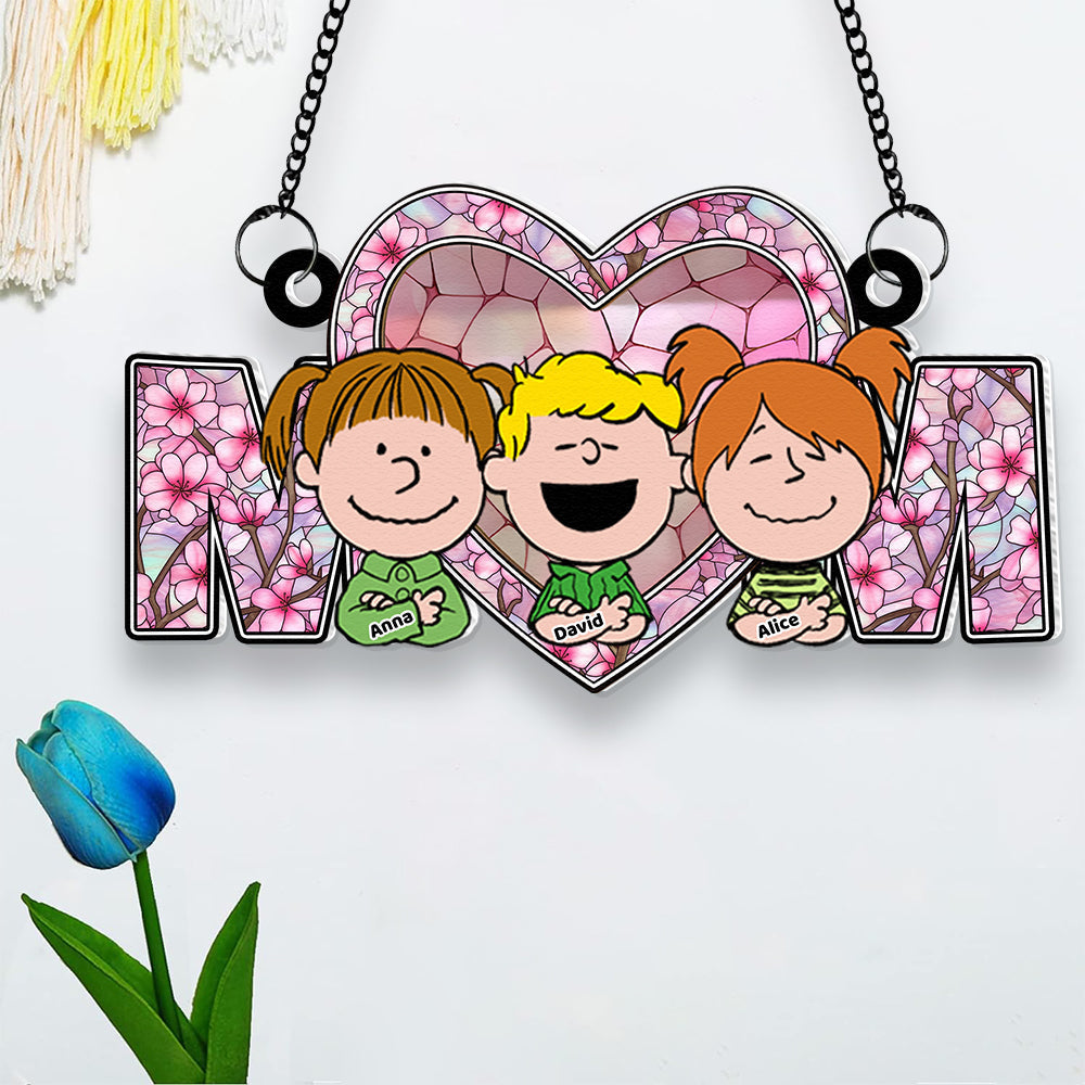 Personalized Gifts For Mom Suncatcher Ornament 05KADT150125HH-Homacus