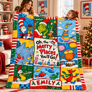 Magical Movie Worlds Blanket - Personalized Gifts For Movie Lovers 03halu061026-Homacus