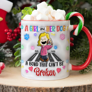 Personalized Gift for Dog Lover, A Bond Can't Be Broken Accent Mug 05TOQN230924HH-Homacus