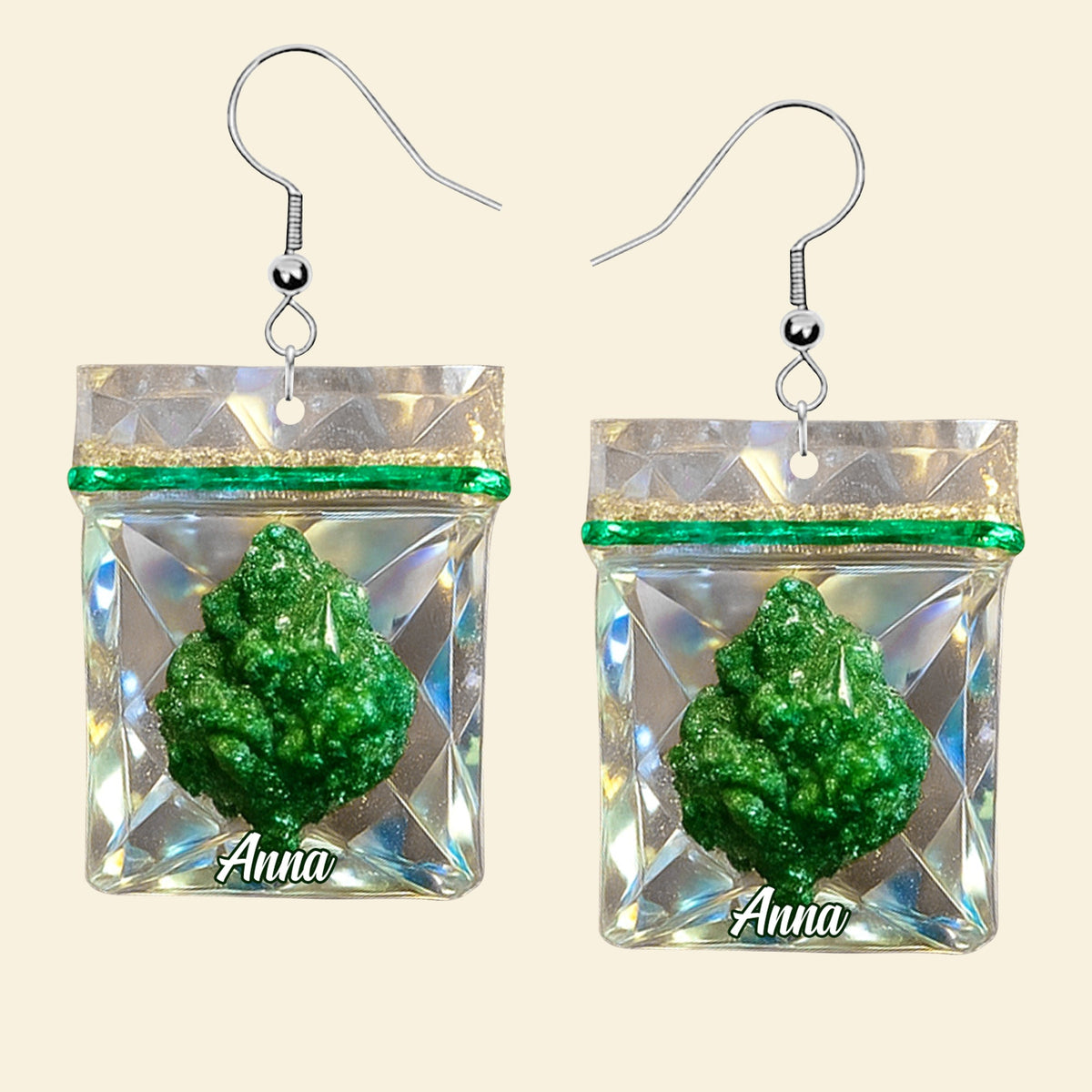 Smoking Lovers Funny Personalized Earrings 05totn130625-Homacus