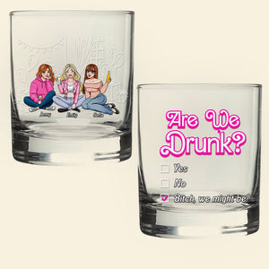 Personalized Gifts For Besties 11oz Round Whiskey Glass Drinking Girls 02OHMH150125HH-Homacus