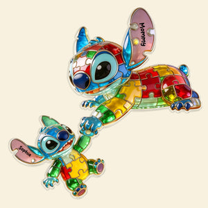 Autism Alien Mom And Kid Acrylic Plaque - Personalized Gifts For Autism Mom 03tgqn310326-Homacus