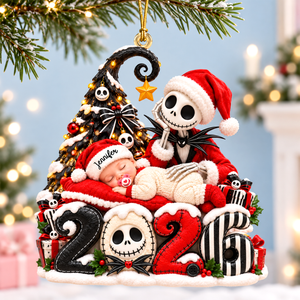 Baby Whimsical Christmas 2026 Ornament - Personalized Christmas Gifts For Kids 08tyqn231026-Homacus