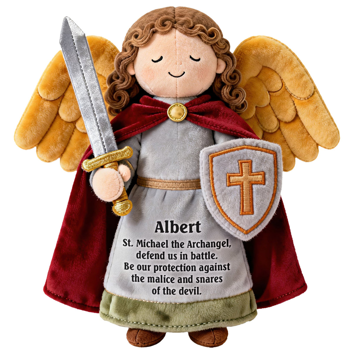 Angel of Protection Pillow – Personalized Gifts For Christians 04naqn301225-Homacus