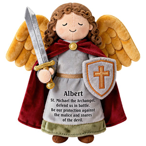 Angel of Protection Pillow – Personalized Gifts For Christians 04naqn301225-Homacus