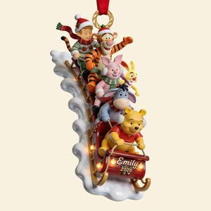 Jolly Snow Ride Acrylic Ornament, Personalized Gifts For Christmas 03qhta040926-Homacus