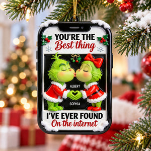 Adorable Couple Christmas Ornament - Personalized Gifts For Couple 04toqn150926-Homacus