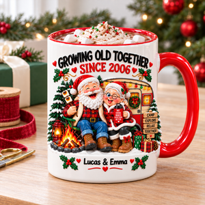 Old Camping Couple Coffee Accent Mug - Personalized Gifts For Couple Coffee Mug 01TOQN221026