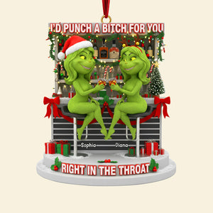 Drinking Bestie Ornament - Personalized Gifts For Best Friends 03tgqn170925-Homacus