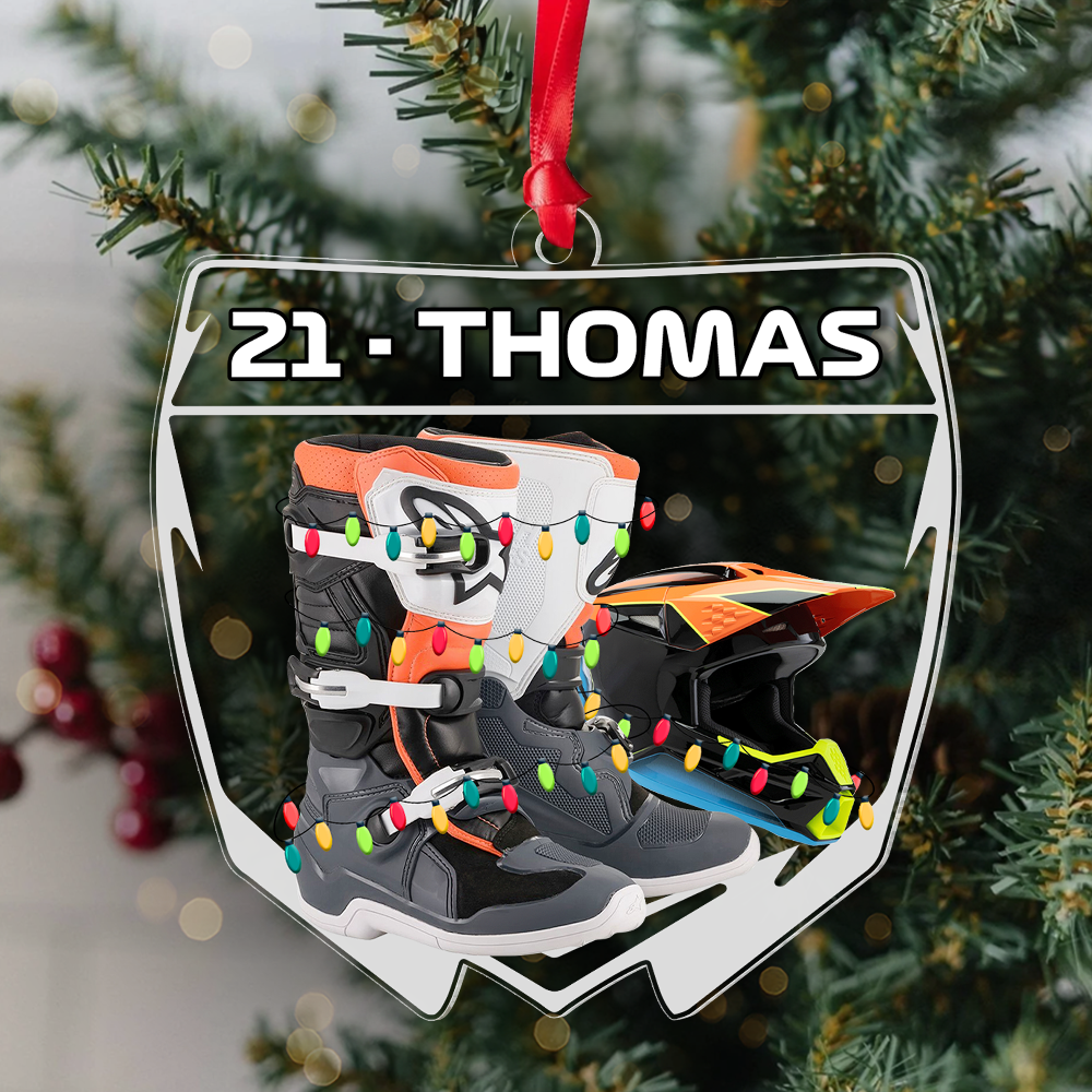 Personalized Gifts For Motocross Lovers Christmas Ornament 01hupu021124-Homacus