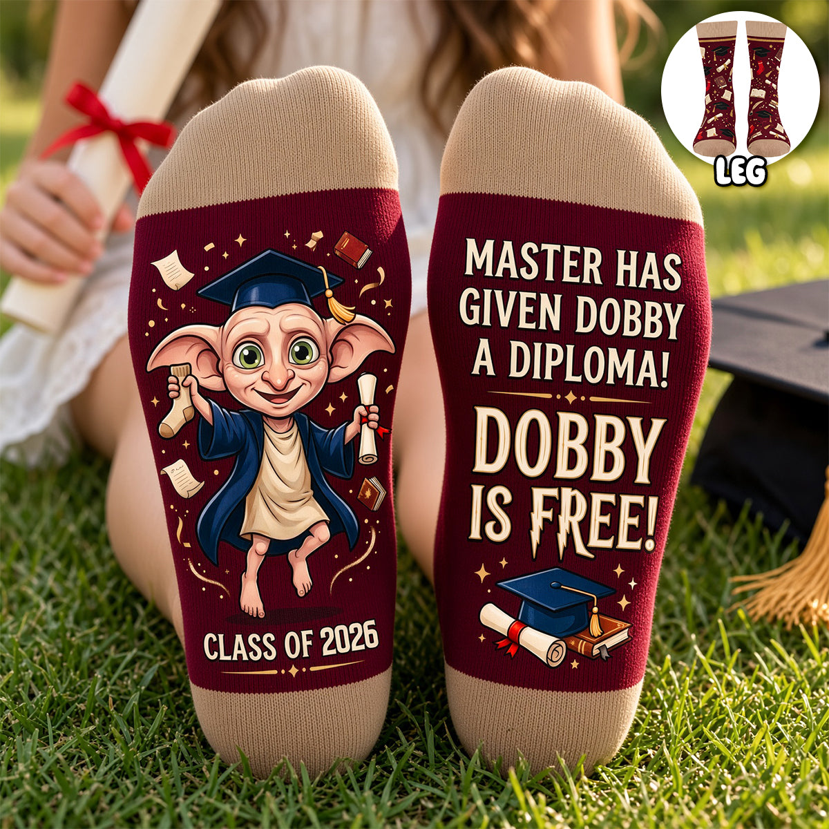 Graduation Middle Tube Socks - Personalized Graduate Gifts 04nadh280926-Homacus
