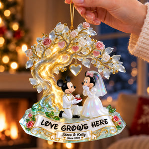Under The Tree Of Love Ornament - Personalized Christmas Gifts For Couple 07qhqn210926-Homacus