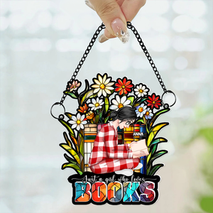 Personalized Gifts For Girl Book Lover Acrylic Suncatcher 03XQLU251224HG-Homacus