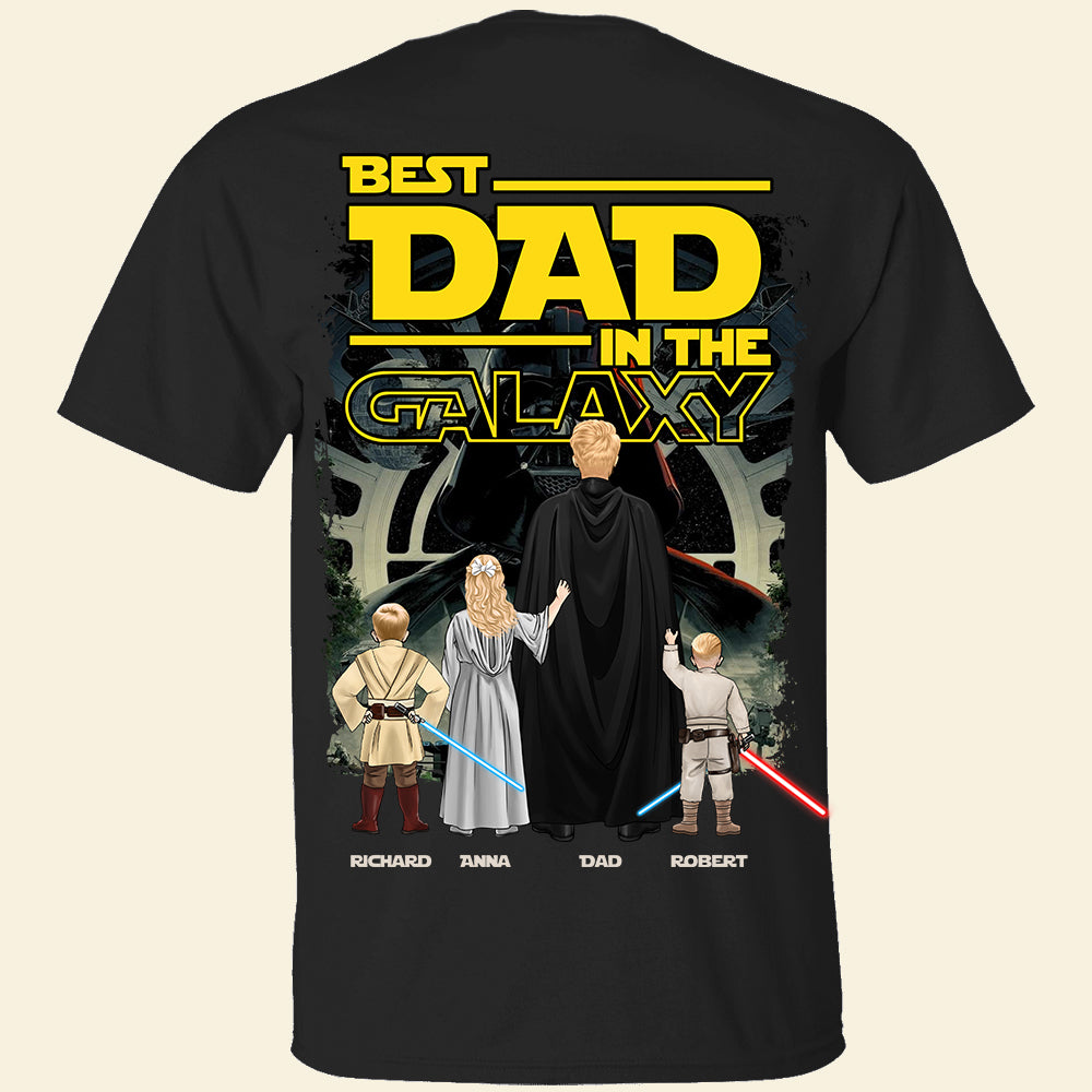 Best In The Galaxy Shirt Personalized Gifts For Dad 04XQDT040425DAHHHG-Homacus