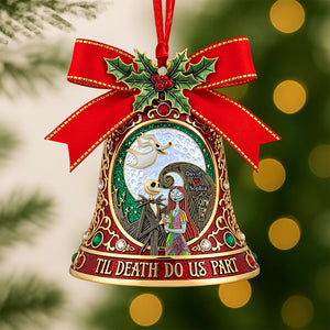 Gothic Love Christmas Ornament - Personalized Gifts For Couple 03paqn260825