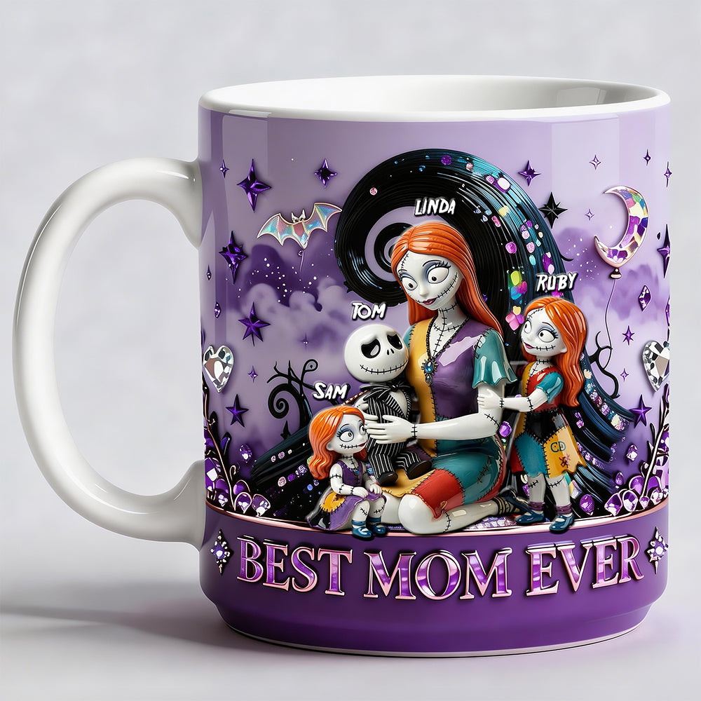Spooky Queen Family Coffee Mug - Personalized Gifts For Mom 02OHDT100426-Homacus