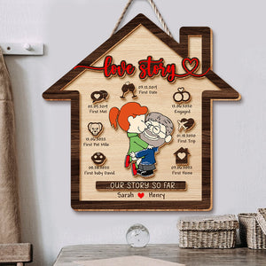 Personalized Gifts For Couple Wood Sign 02xqqn020125hg Love Story-Homacus