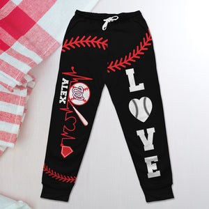 Personalized Gifts For Baseball Lover Sweatpant 01OHMH031224-Homacus