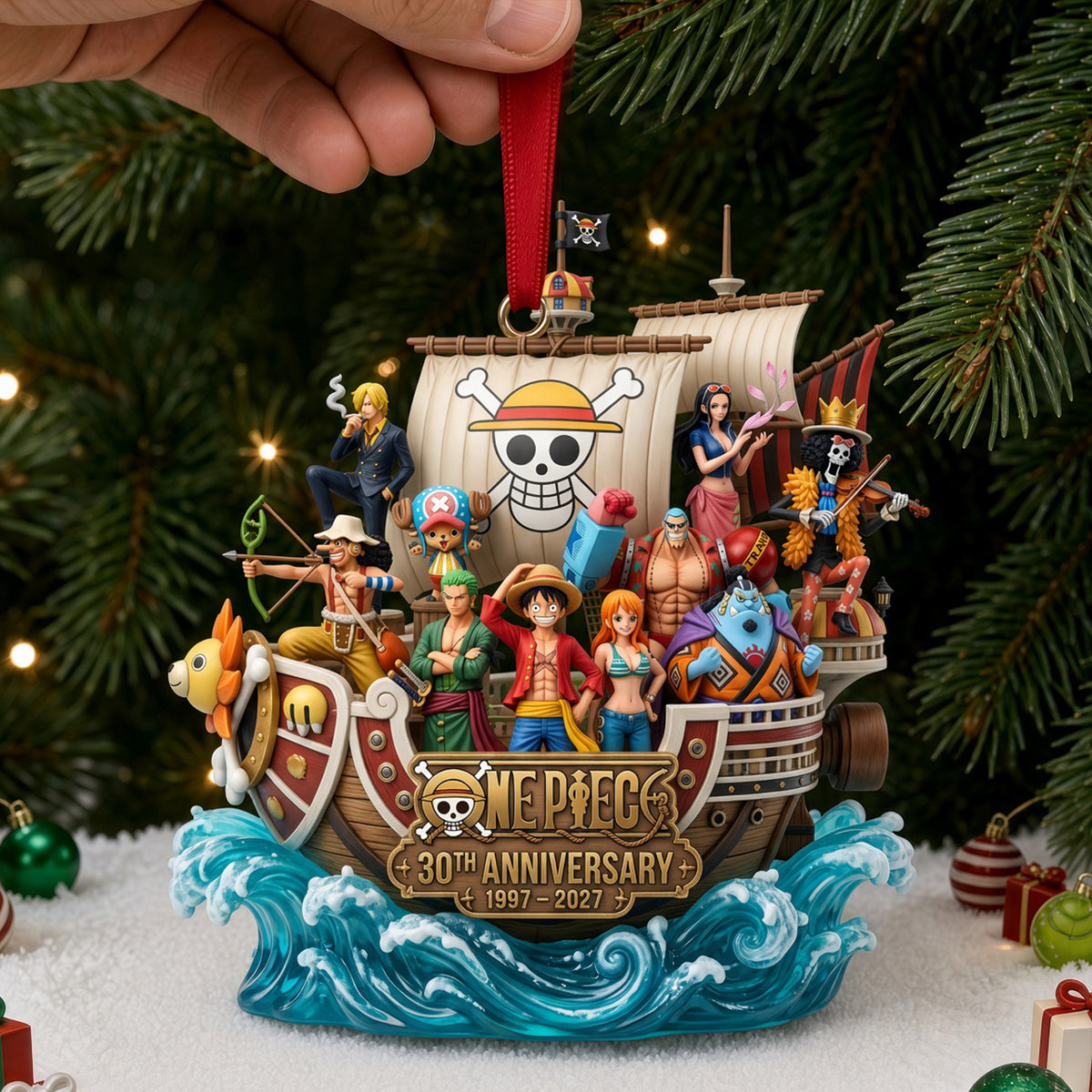 30 Years Of Adventure Christmas Ornament - Personalized Gifts 06NALU210926-Homacus
