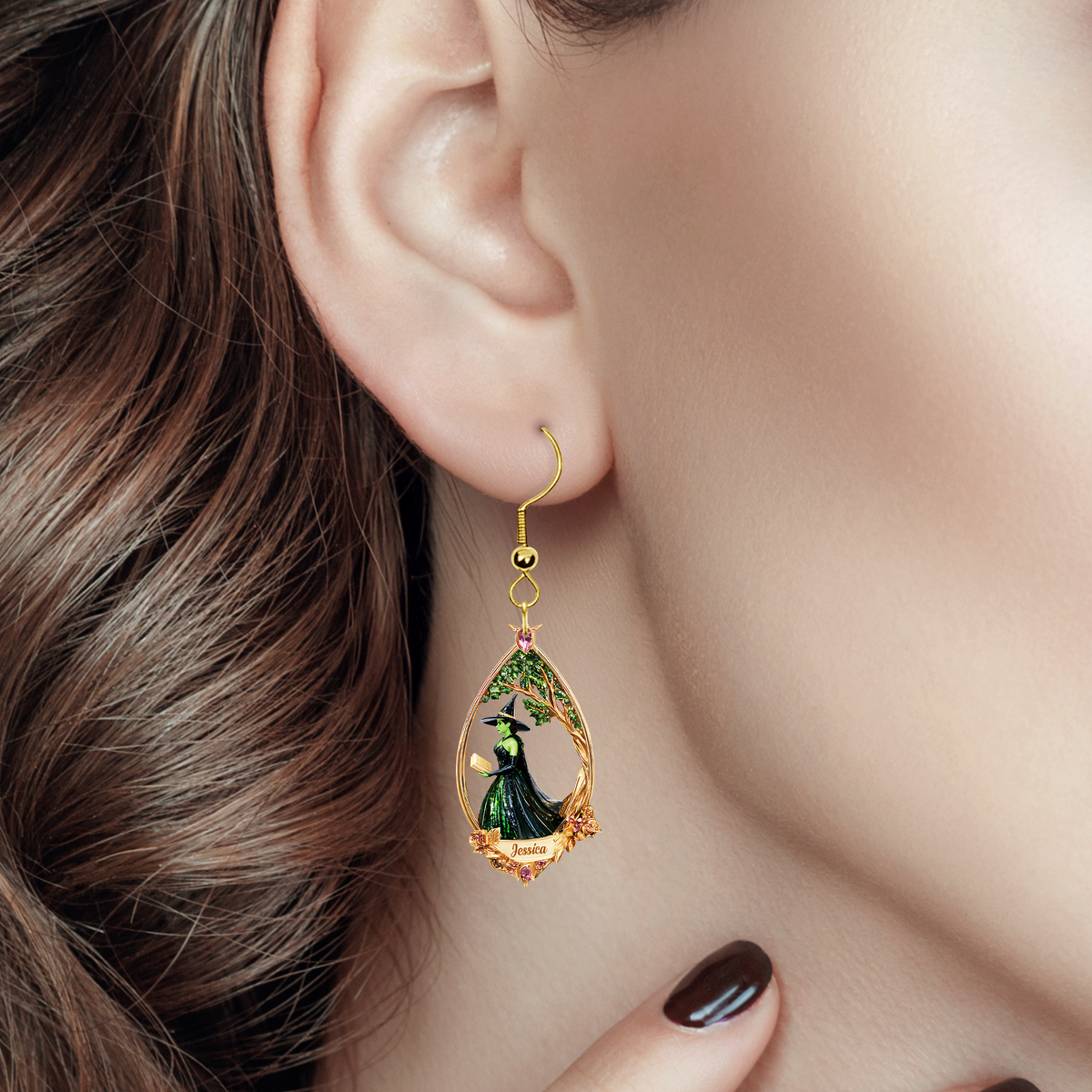 04TGLU240725 Earrings Personalized Gifts-Homacus