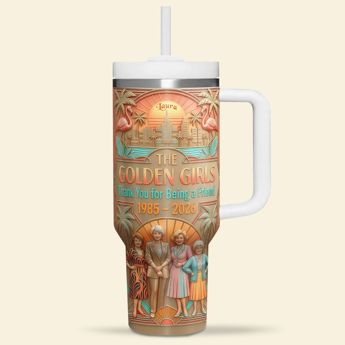 Vintage Friendship Anniversary 40oz Tumbler - Personalized Gifts For Besties 06naqn120326-Homacus