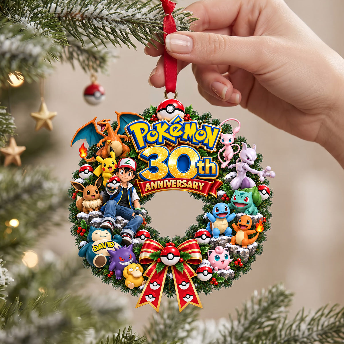30th Anniversary Christmas Ornament - Personalized Gifts For Game Lovers 03OHLU230926