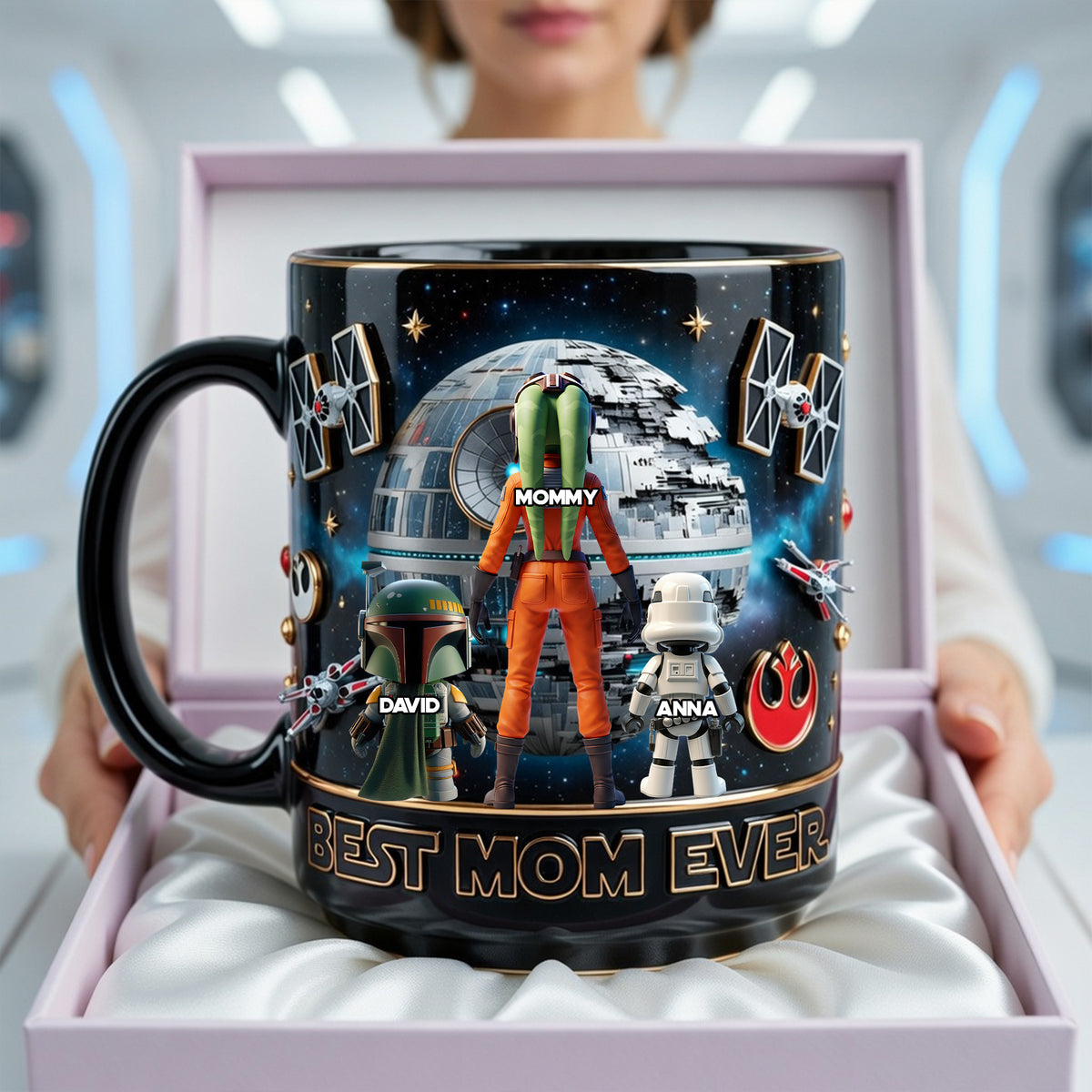 Sci-Fi Hero Mom Coffee Mug - Personalized Gift For Moms 04OHLU110426-Homacus