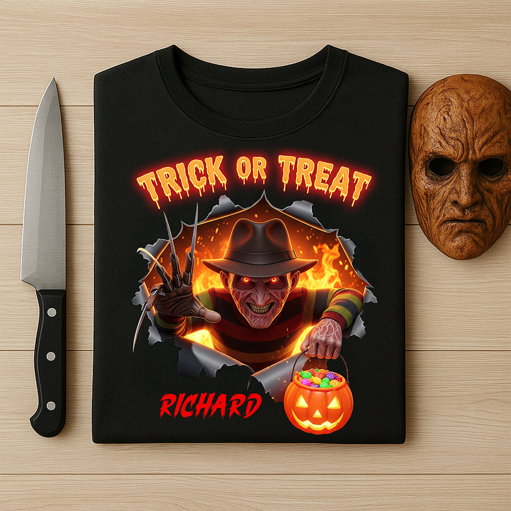 Classic Horror Shirt - Personalized Halloween Gifts For Movie Fans 01pgqn150825-Homacus