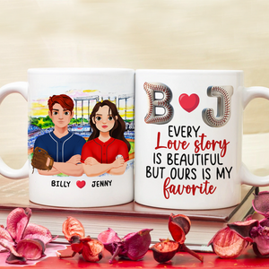 Personalized Gifts For Baseball Lover Couple Coffee Mug 01xqpu171024hg-Homacus