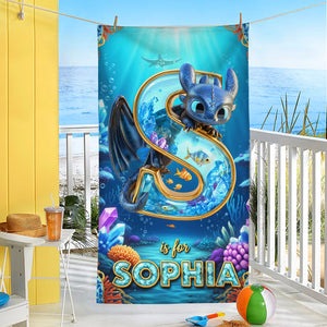 Mythic Ocean Beach Towel Personalized Gifts for Beach Lovers 02TGQN110725-Homacus