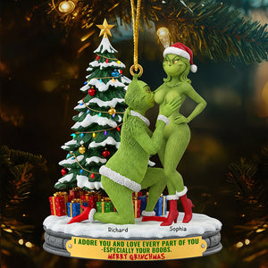 Spicy Twist Couple Ornament - Personalized Christmas Gifts For Couples 03OHQN160925-Homacus