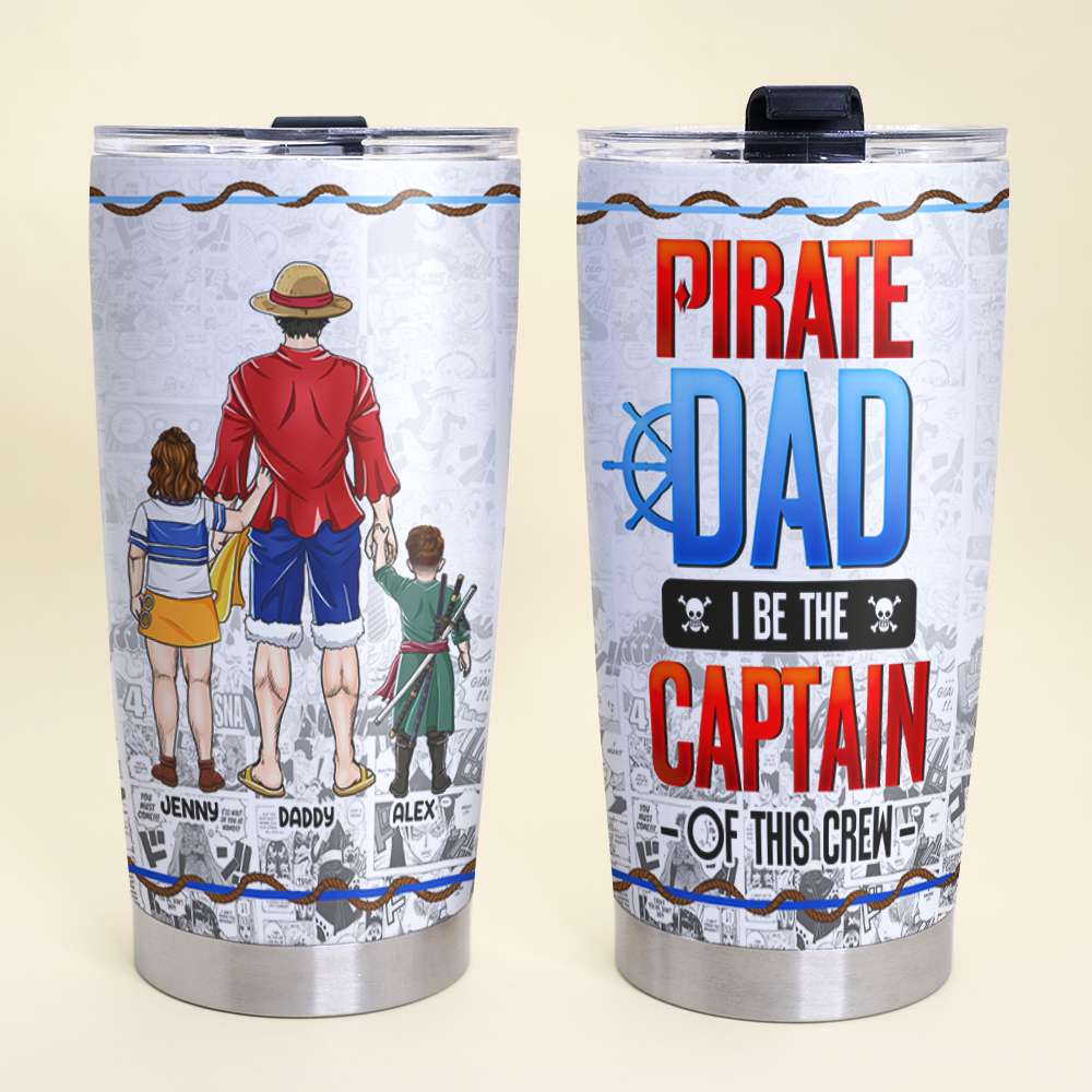 Personalized Gifts For DadTumbler Pirate Dad 02HUMH130325PA-Homacus