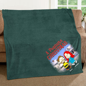 Personalized Gifts For Couple Blanket A Christmas Couple 06NAQN021023HH-Homacus