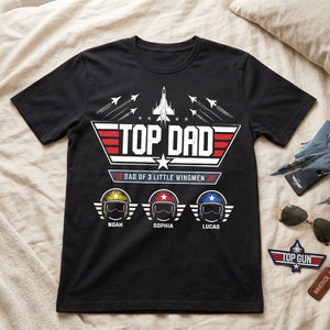 Dad And His Little Pilots Shirt - Personalized Gifts For Dad 01TYTN160526-Homacus