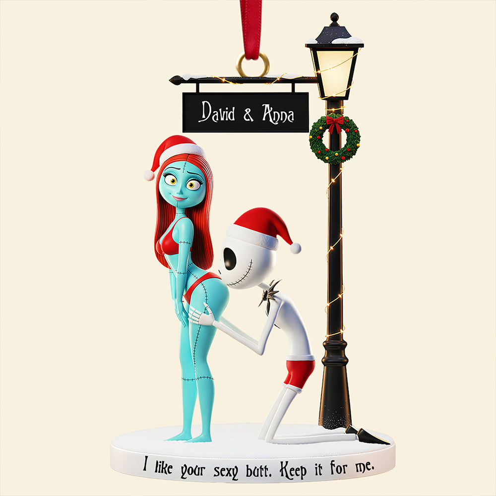 Naughty Lover Acrylic Ornament - Personalized Gift For Couples 05OHDT061125-Homacus