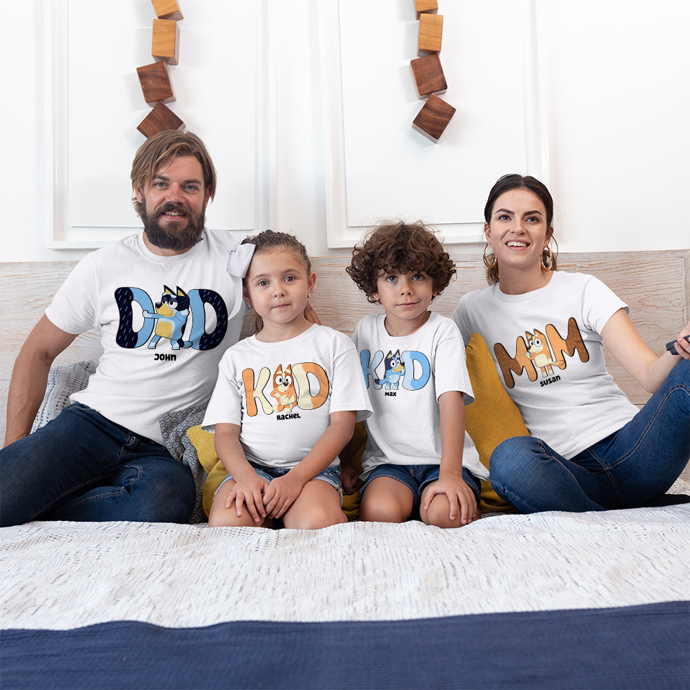 Personalized Gifts For Family Shirt Dad Mom 04HUHN140622-Homacus