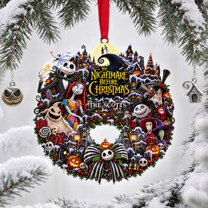 Spooky Family Christmas Ornament - Personalized Gifts For Family 04ohlu280926-Homacus