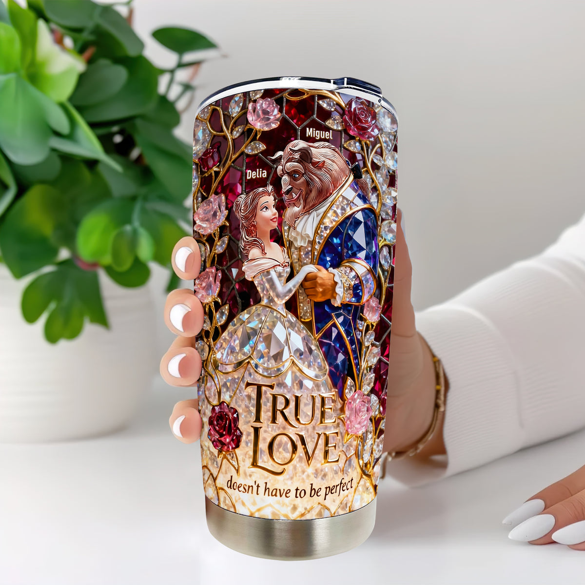 Romantic Couple Tumbler - Personalized Gifts For Couple 02paqn160126-Homacus