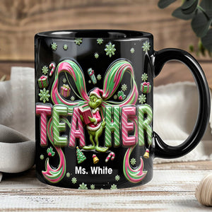 Preppy Coquette Teacher Mug - Personalized Gifts For Teachers 06qhqn201125-Homacus