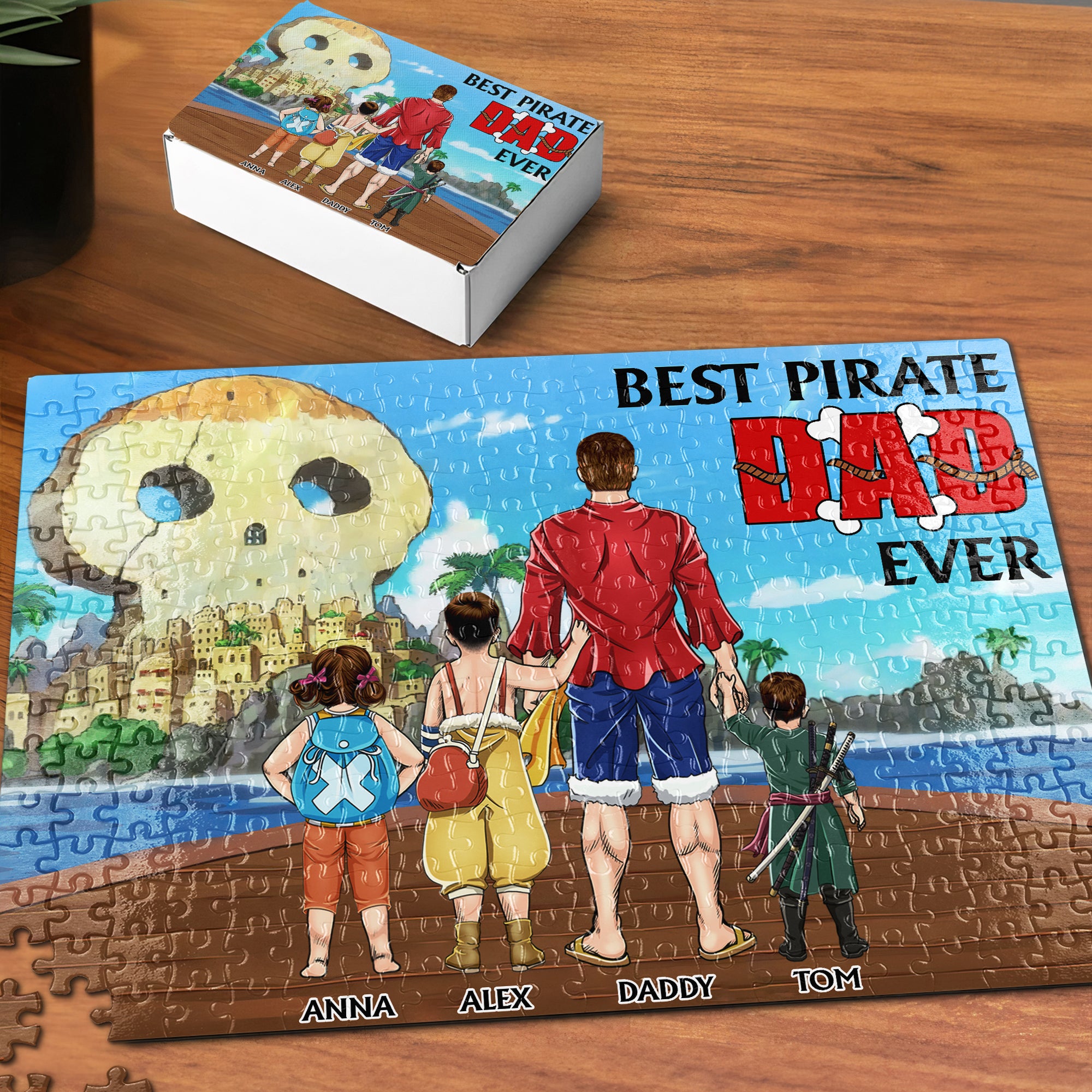 Personalized Gifts For Dad Jigsaw Puzzle 04hudt180524pa Father's Day-Homacus