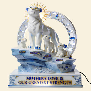 Queen Mom And Cubs Light Box Personalized Gifts For Mom 01PGDT150426-Homacus