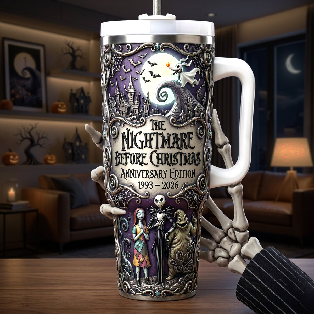 Spooky Anniversary Edition 40oz Tumbler - Gift For Movie Lovers 02nalu060326-Homacus