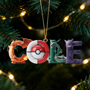 Adventure Alphabet Custom Name Ornament - Personalized Gifts For Christmas Ornament 04OHDT160926-Homacus